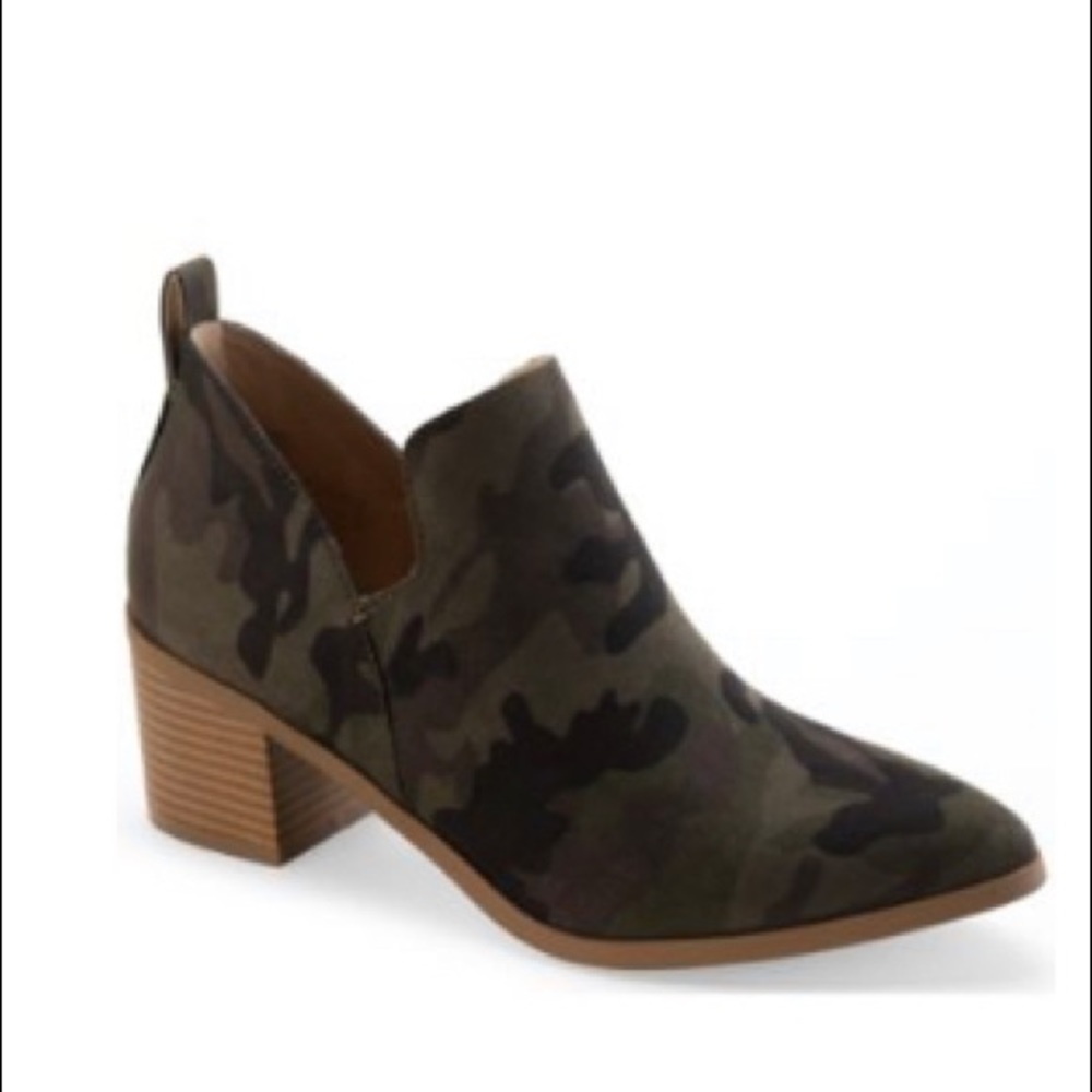Sun and Stone Camo Bootie